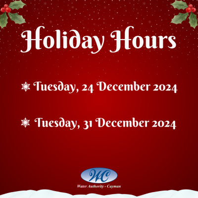 Water Authority Holiday Hours 2024